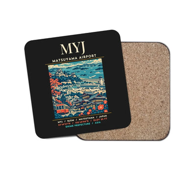 MYJ - Poster - Coaster - Black