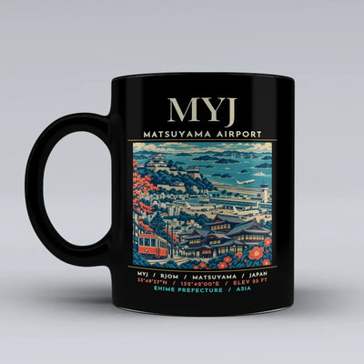 MYJ - Poster - Mug - Black