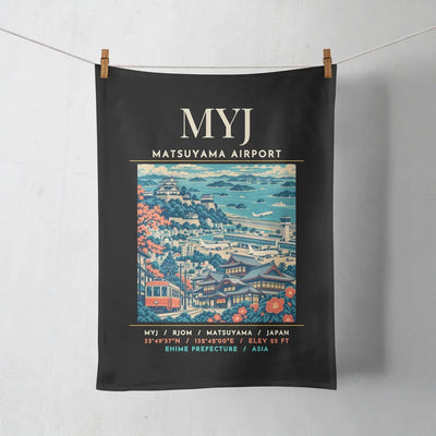MYJ - Poster - Towel - Black