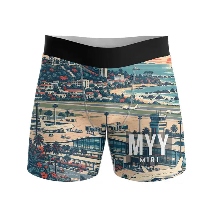 Miri Airport (MYY) Men Boxers - Scene