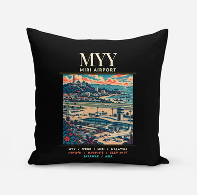 MYY - Poster - Pillow - Black