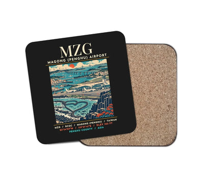 MZG - Poster - Coaster - Black