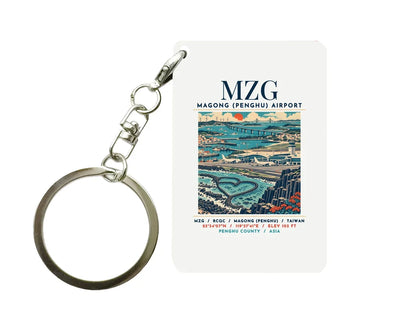 MZG - Poster - Key Chain - White