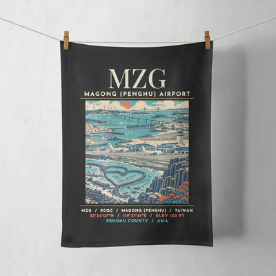 MZG - Poster - Towel - Black