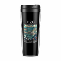 Thumbnail for Magong Airport (MZG) Travel Mugs - Poster - Plastic (No Holder) - Black