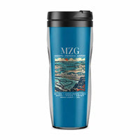 Thumbnail for Magong Airport (MZG) Travel Mugs - Poster - Plastic (No Holder) - Light Blue