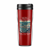 Thumbnail for Magong Airport (MZG) Travel Mugs - Poster - Plastic (No Holder) - Red