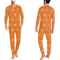 Thumbnail for Mazatlán International Airport (MZT) Pajamas - Men Pajamas - Orange