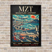 Thumbnail for MZT - Poster - Canvas Framed - Black