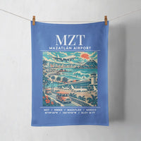 Thumbnail for MZT - Poster - Towel - Blue