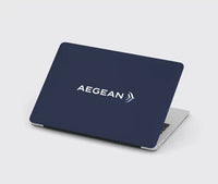 Thumbnail for Aegean Airlines design on navy blue macbook case