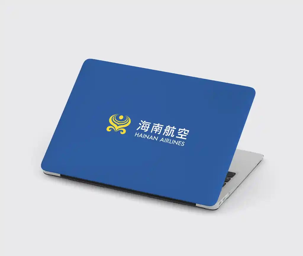 Hainan Airlines design on blue macbook case