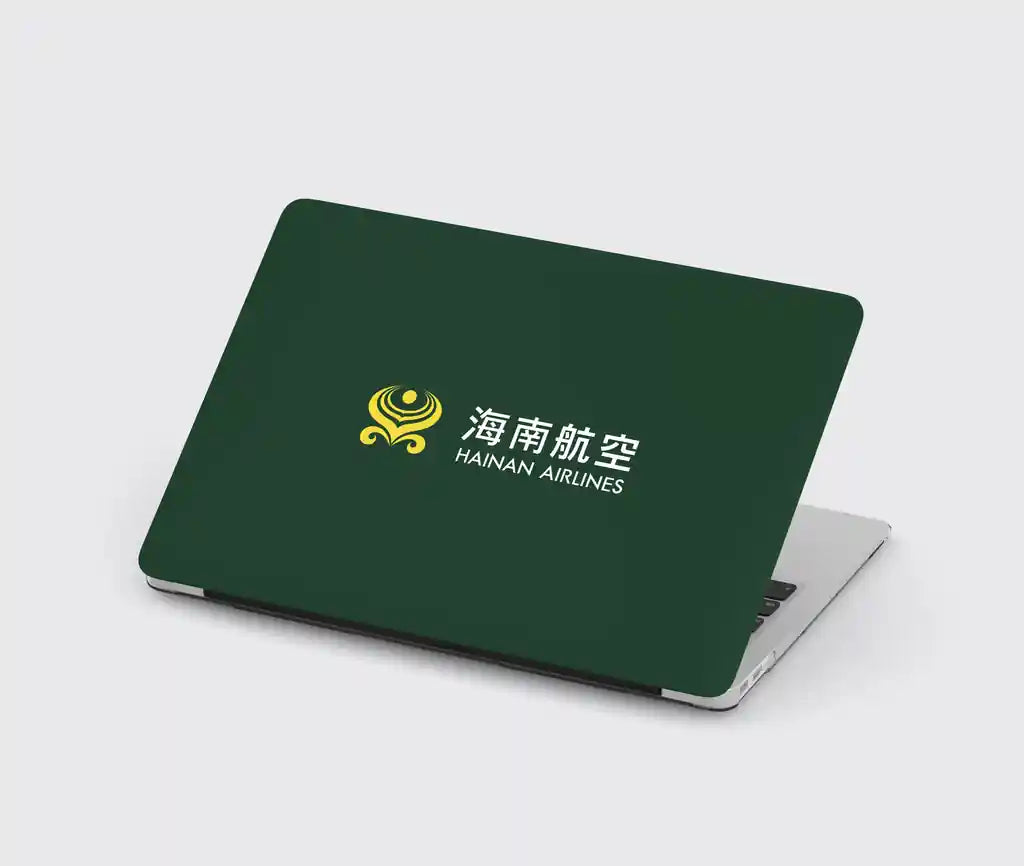 Hainan Airlines design on dark green macbook case