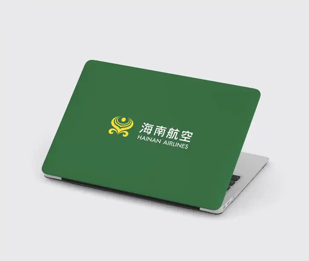Hainan Airlines design on green macbook case