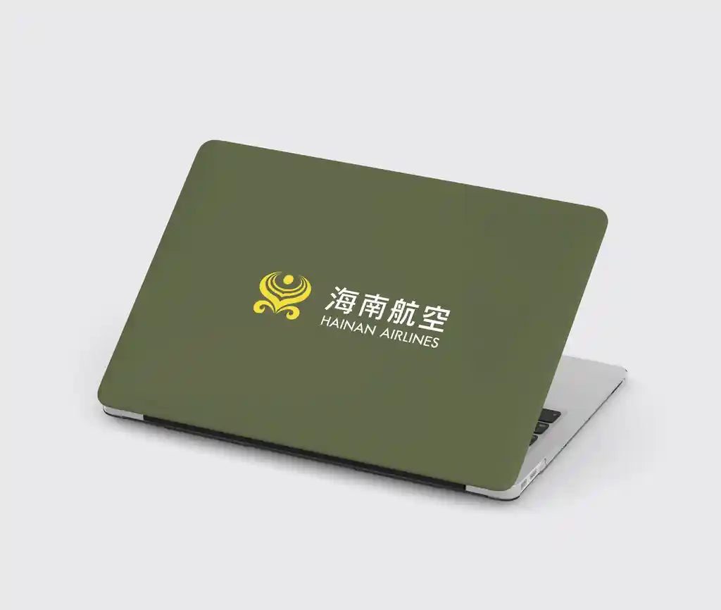 Hainan Airlines design on green army macbook case