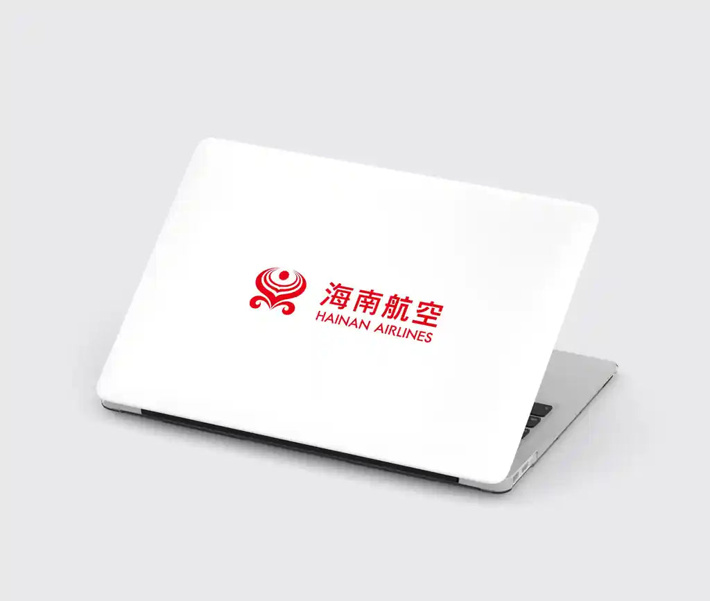 Hainan Airlines design on white macbook case