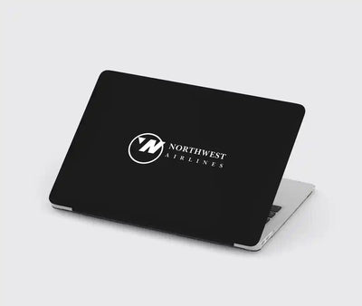 Northwest Airlines (OLD) design on black macbook case