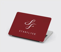 Thumbnail for StarFlyer Airlines design on dark red macbook case