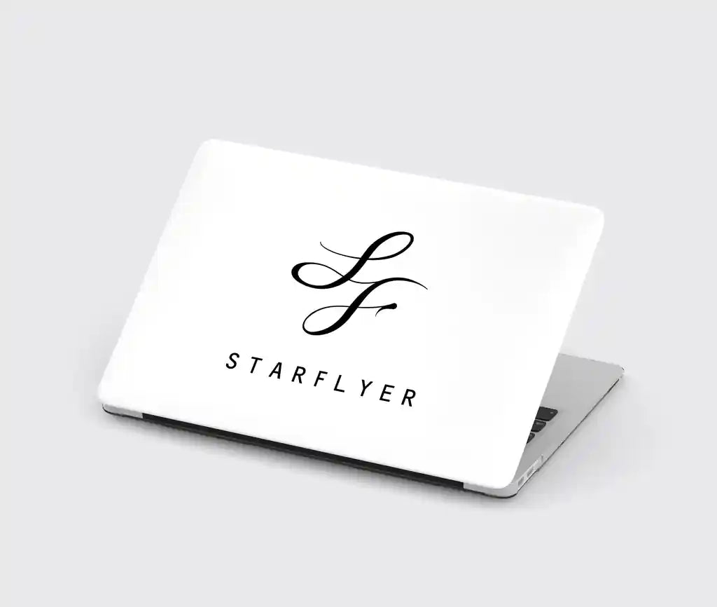 StarFlyer Airlines design on white macbook case