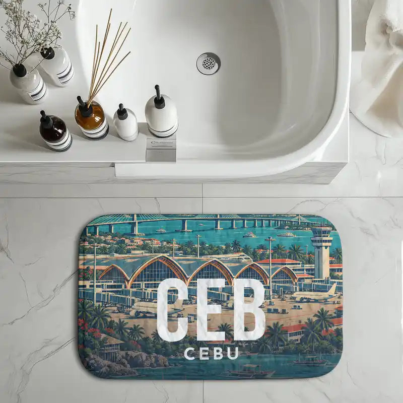 Mactan-Cebu International Airport (CEB) bath mat