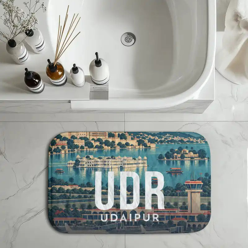 Maharana Pratap Airport (UDR) bath mat