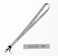 Thumbnail for Malawi Country Series lanyard - light gray