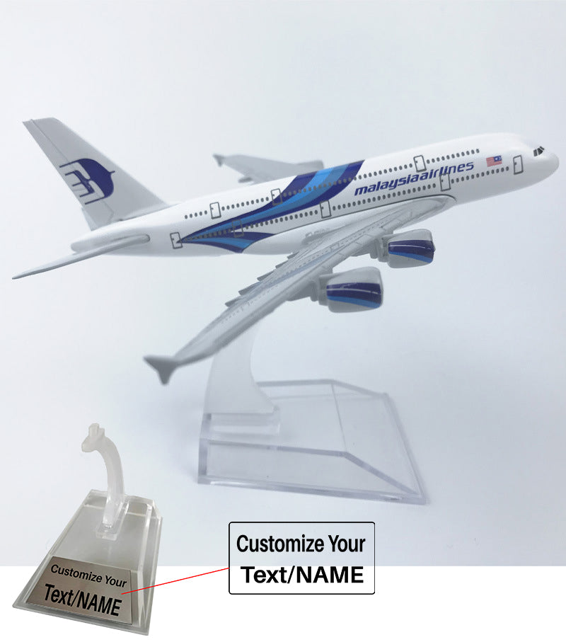 Malaysia Airlines Airbus A380 Airplane Model (16CM)