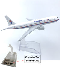 Thumbnail for Malaysia Airlines Boeing 777 Airplane Model (16CM)