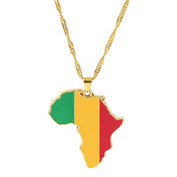 Thumbnail for Mall Map Flag Necklace