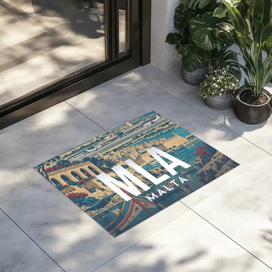 Malta International Airport (MLA) door mat