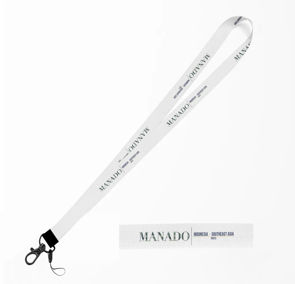 Manado City Series lanyard - white