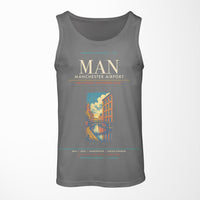 Thumbnail for Manchester Airport MAN Tank Top - Gray