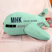 Thumbnail for Manhattan Regional Airport (MHK) - Airplane Pillows - Mint + Name