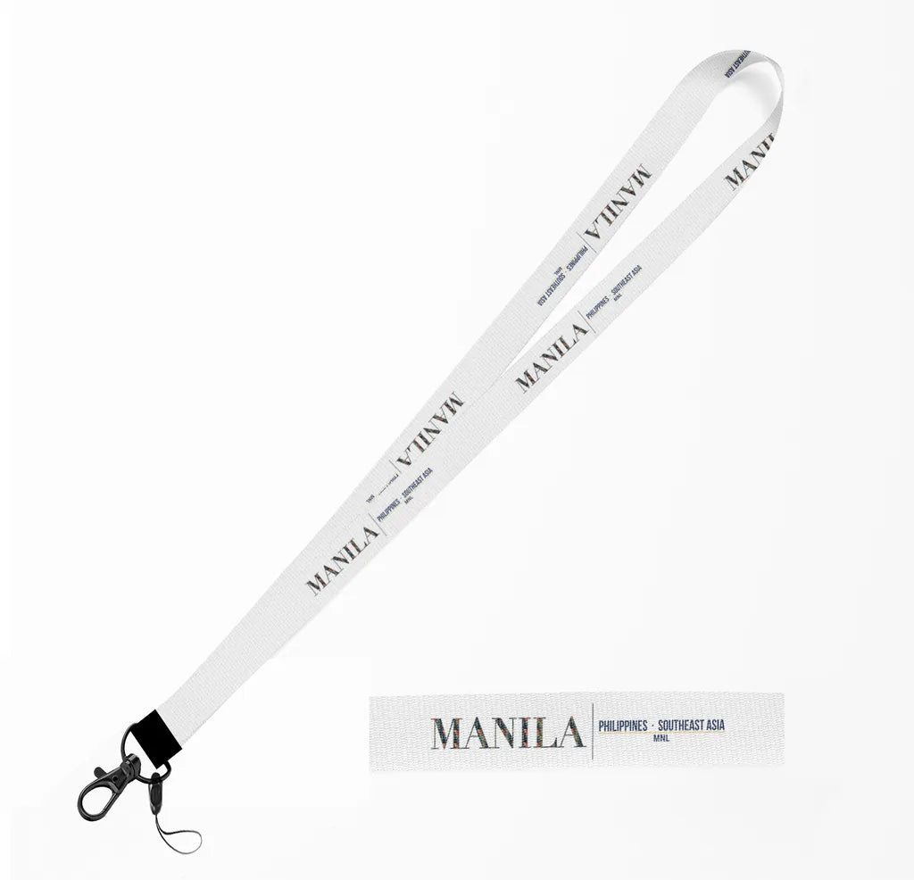 Manila City Series lanyard - white