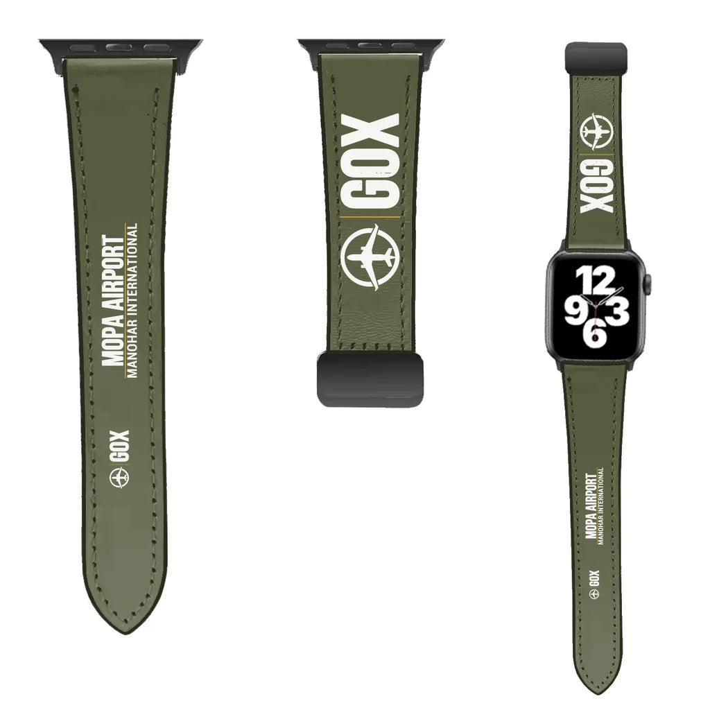 WBV6 | Manohar International Airport Mopa GOX | Leather - Green Army