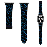 Thumbnail for Many Airplanes Black Designed Soft Silicone Apple Watch Bands
