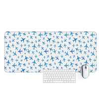 Thumbnail for Many Airplanes White Designed Desk Mats