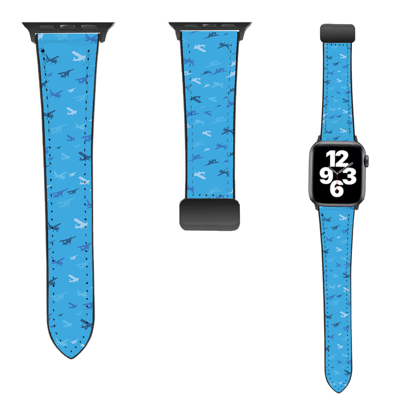 Many Propellers Designed Leather Apple Watch Straps