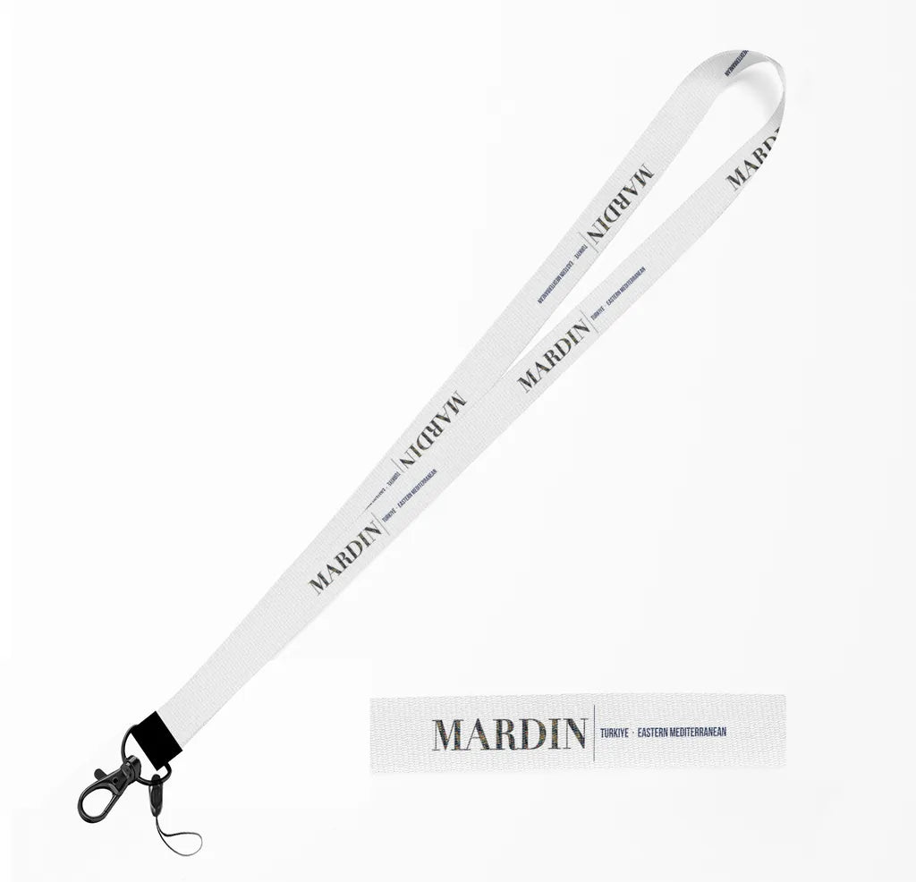 Mardin City Series lanyard - white