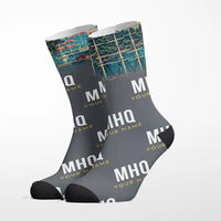 Thumbnail for Mariehamn Airport (MHQ) - Socks - Grey + Name