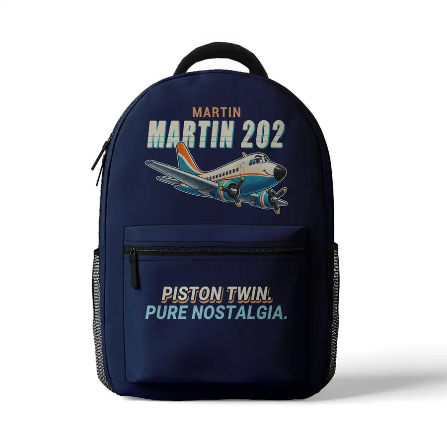 Martin 2-0-2A - 3D Backpack - Cartoon - Dark Blue