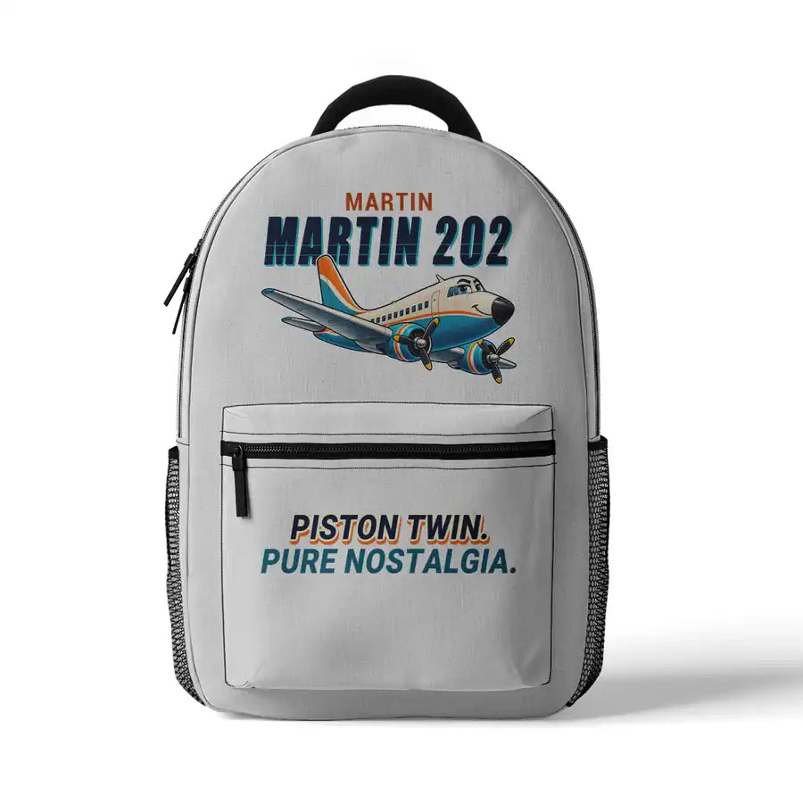 Martin 2-0-2A - 3D Backpack - Cartoon - White