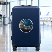 Thumbnail for Martin 2-0-2A - 3D + Name - Circle Sticker - Suitcase