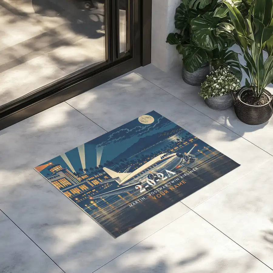 Martin 2-0-2A - 3D + Name - Door Mat