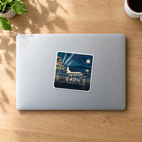 Thumbnail for Martin 2-0-2A - 3D - Square Sticker - MacBook