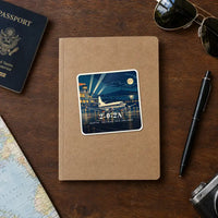 Thumbnail for Martin 2-0-2A - 3D - Square Sticker - Notebook