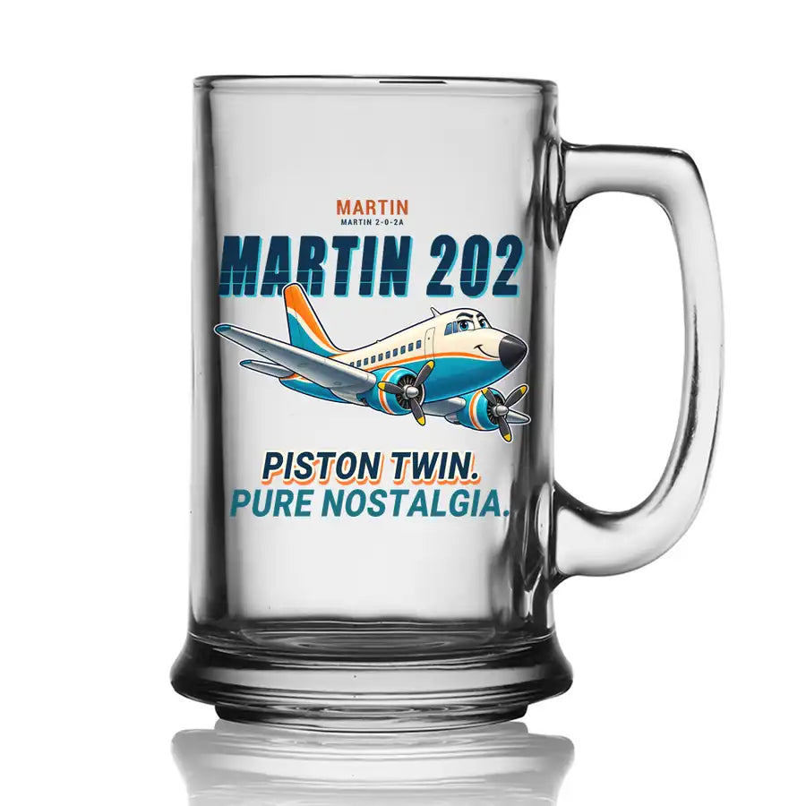 Martin 2-0-2A - Cartoon - Beer Glass with Holder