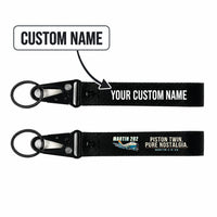 Thumbnail for Martin 2-0-2A Hawk-Shaped Key Chains - Black - Cartoon - Personalized