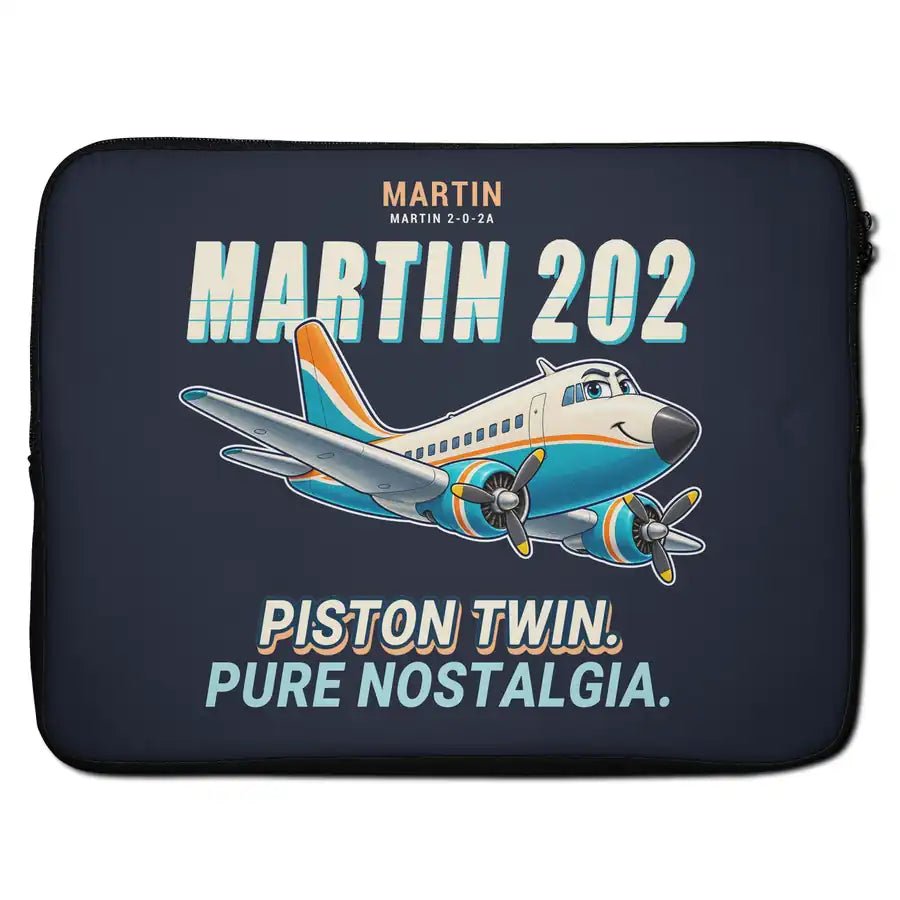 Martin 2-0-2A - Cartoon - Laptop Sleeve