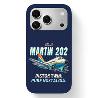 Thumbnail for Martin 2-0-2A - Cartoon - MagSafe iPhone 17 Pro - Navy Blue